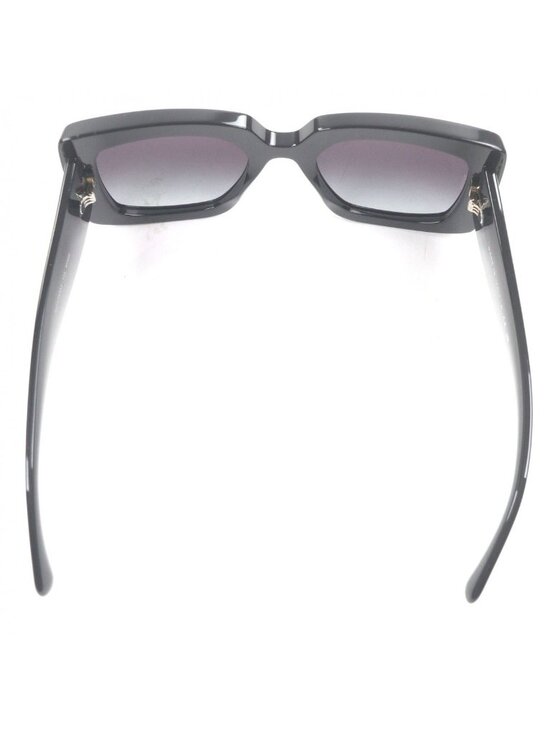 Chanel CC Logo Rectangle Shape Eyewear Sunglasses Book Gold main image 5